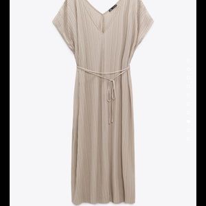 Zara Belted Pleated Tunic